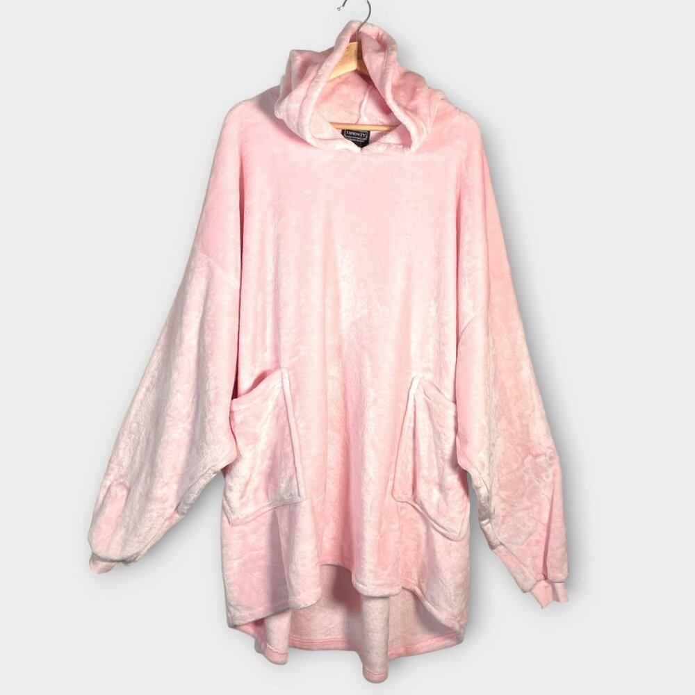 THROWZY by Marlo Lorenz Pullover PINK One Size NEW